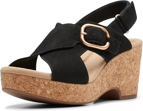 Clarks Giselle Dove Wedge Sandal